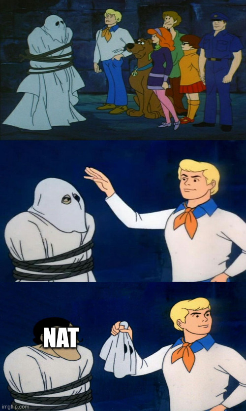 Scooby Doo unmasking the villain